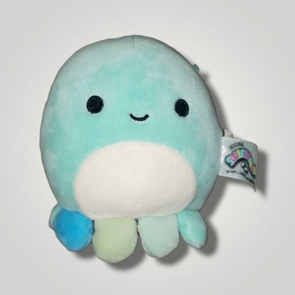 Squishmallows ZOBEY 4.5" Squishmallow Plush Octopus - Picture 1 of 9